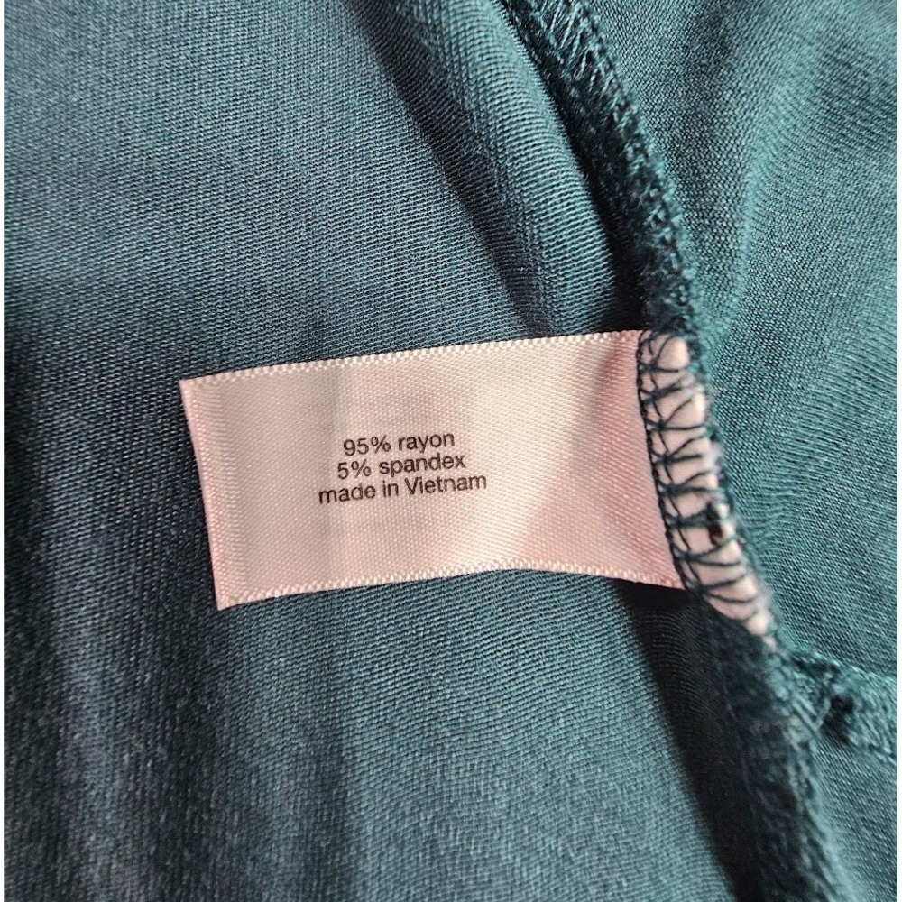 Lane Bryant Teal High Low Sharkbite Hem Knit Dress Plus Size 18/20 NWT - Picture 8 of 10